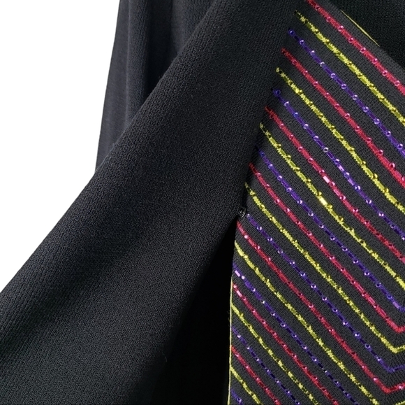 ST. JOHN Evening Marie Gray sequin knot jacket blazer interchangeable - Picture 4 of 13